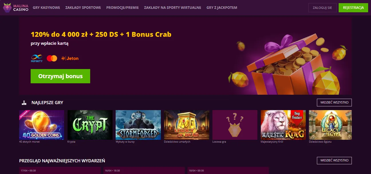 Najnowsze oferty i bonusy w wypłacalnych kasynach internetowych