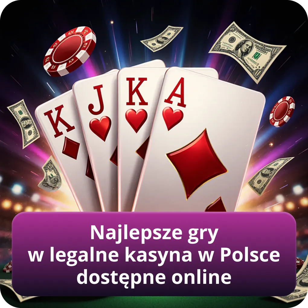 Najlepsze gry w legalne kasyna w Polsce dostępne online